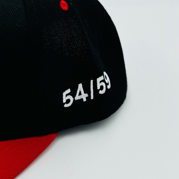 NEW LA Dodgers Shohei Ohtani MLB Baseball 50/50. Club SnapBack Hat Black RED - Picture 3 of 3